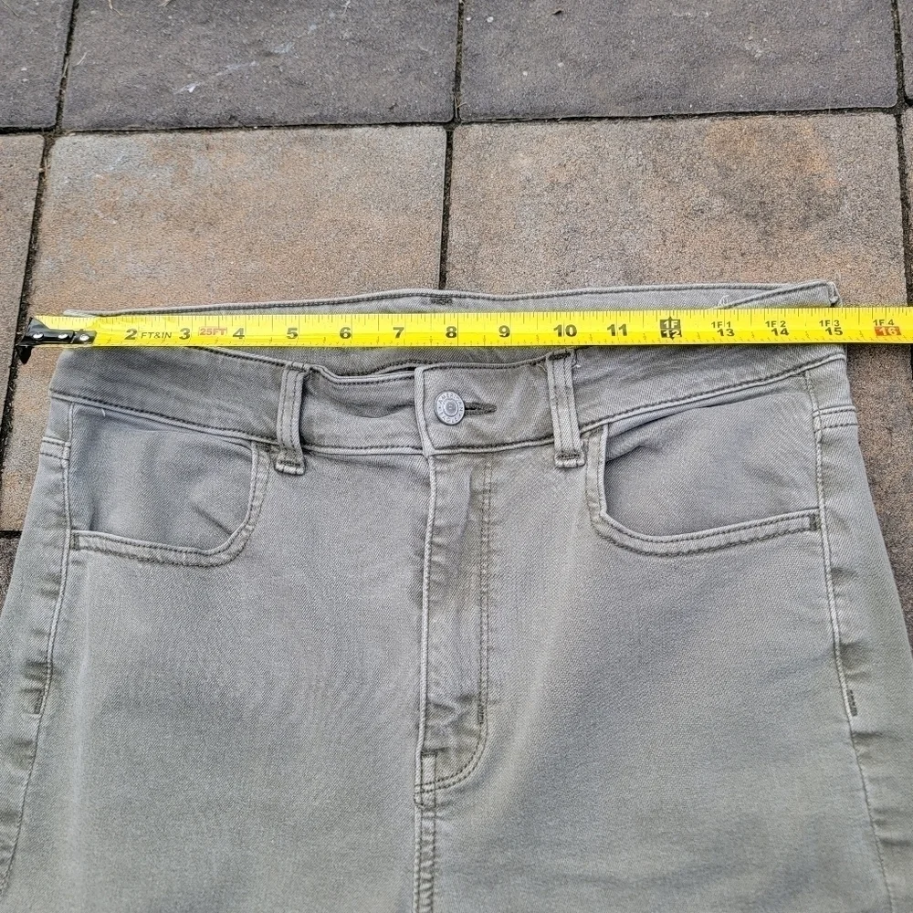 American Eagle Light Army Green Jeans 12